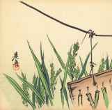 «Суми-Э»: Сибата Дзэсин - «Трещётка и рис. 1890»